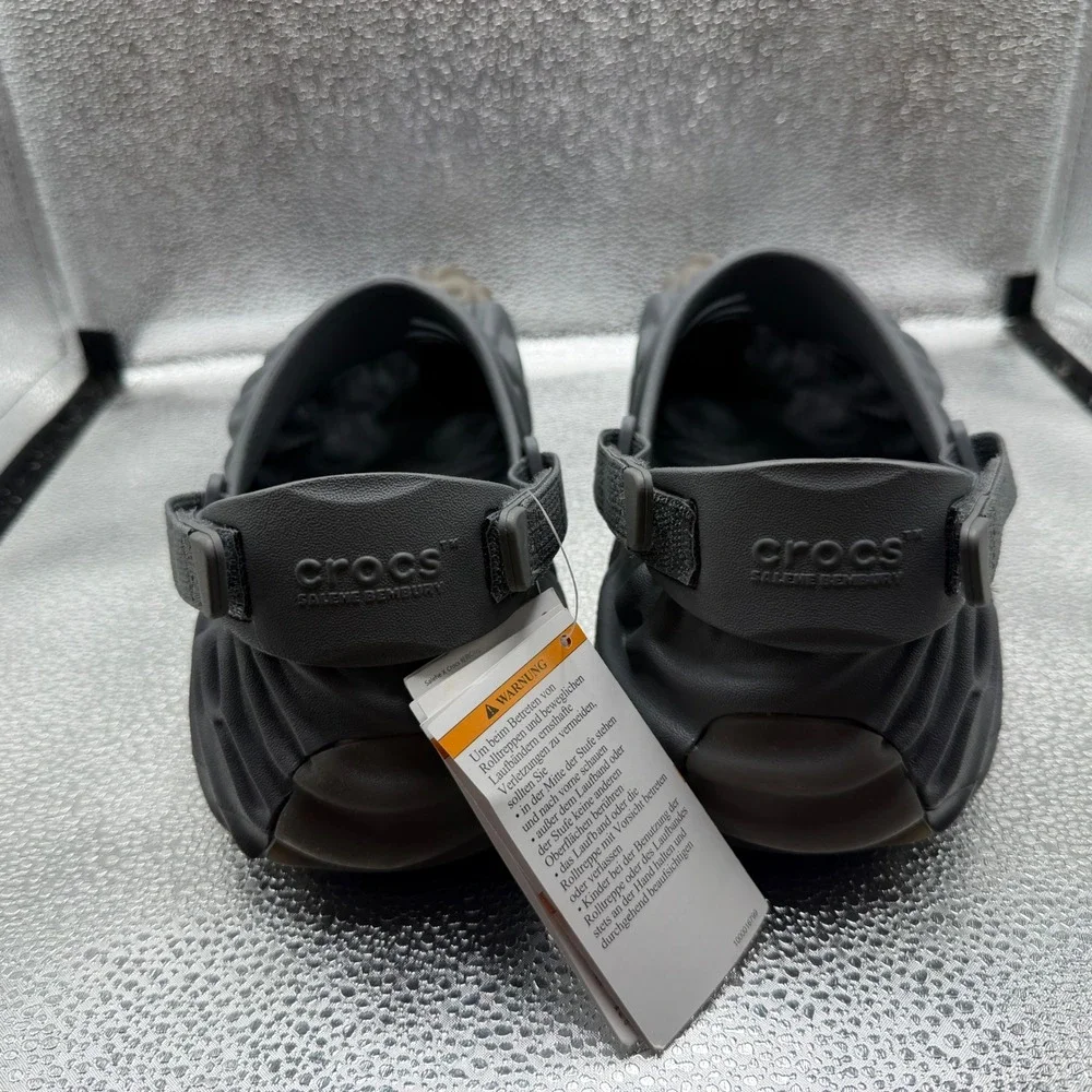 Size 11 Crocs Pollex Clog Mens Niagara Grey New Salehe Bembury 207393-1MA